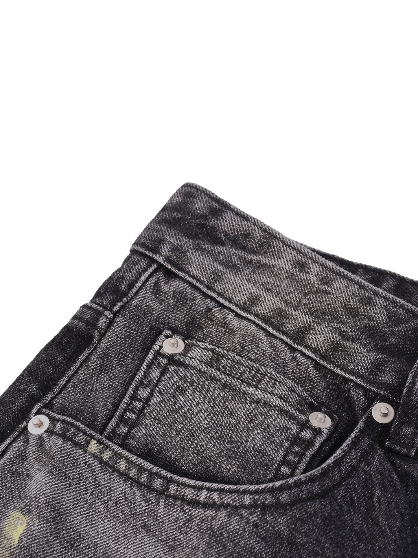 STASH Vintage Wash Wide Leg Denim Shorts